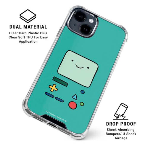 Adult Swim Adventure Time BMO iPhone 15 Clear Case